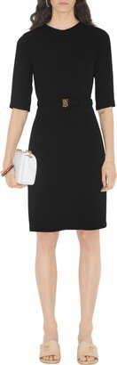 Macy TB Belted Sheath Dress