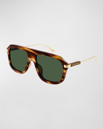 Men's GG Acetate Aviator Sunglasses