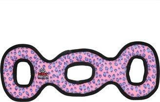 Tuffy Ultimate 3WayTug Pink Leopard, Dog Toy