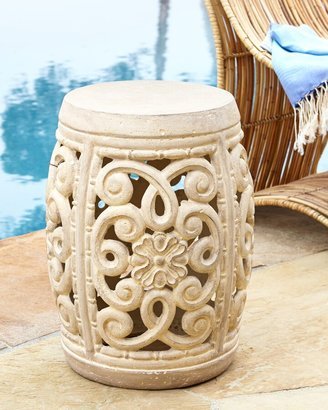 Ornate Outdoor Garden Stool