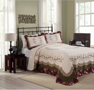 Brooke Bedspread Ivory - Modern Heirloom