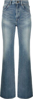 High-Waisted Bootcut Jeans-AI