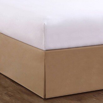 King Microfiber Tailored Bed Skirt Mocha