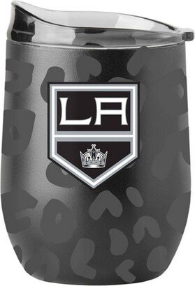 NHL Los Angeles Kings 16oz Leopard Powder Coat Curved Beverage Can - Black