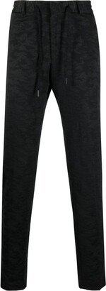 Pace patterned-jacquard tapered trousers