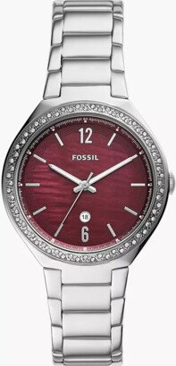 Fossil Outlet Ashtyn Three-Hand Date Stainless Steel Watch