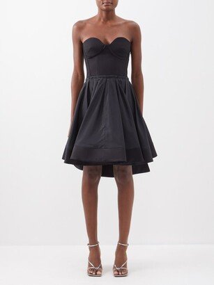 Taffeta Bustier Mini Dress