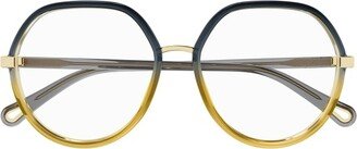 Round-Frame Glasses-BT