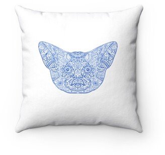 Fennec Fox Head Mandala Pillow - Throw Custom Cover Gift Idea Room Decor