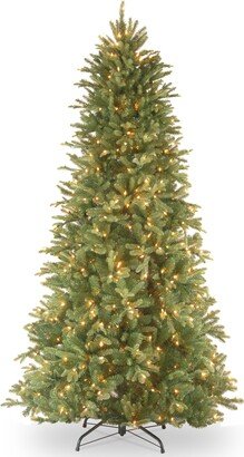 National Tree Company National Tree 6.5' Feel Real Tiffany Fir Slim Hinged Tree with 500 Clear Lights