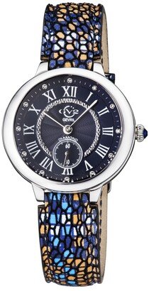 Gv2 Women's Rome 12205S Swiss Quartz Leather Watch 42 mm