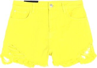 MY TWIN TWINSET Denim Shorts Yellow