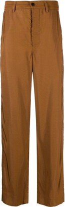 Corduroy Straight-Leg Trousers-AM