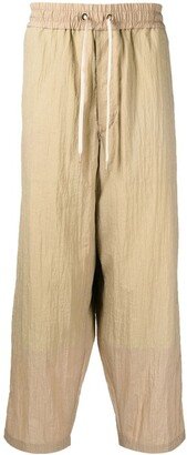 Wide Leg Cropped Trousers-AI