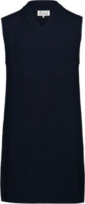 V-neck shift dress-AA