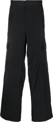 High-Waisted Cargo Trousers-AD