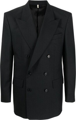 Double-Breasted Wool Blazer-AI