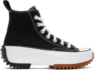 Black Run Star Hike High Top Sneakers-AA