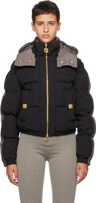 Brown Hooded Puffer Jacket