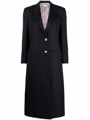 Single-Breasted Wool Coat-CA