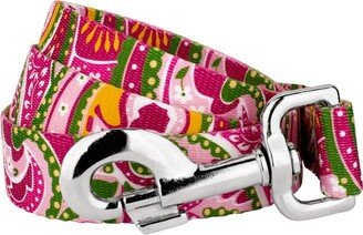 Country Brook Petz® 1 Inch Pink Paisley Leash - 6 feet