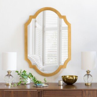 Angela Gilded Finish Accent Mirror - 30 x 45