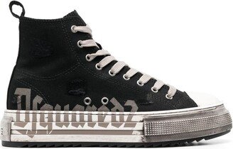 High-Top Flatform Sneakers