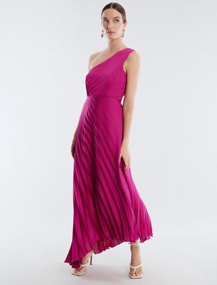 Acacia One Shoulder Satin Gown