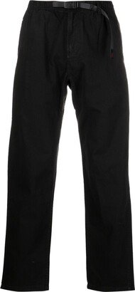 Belted-Waist Straight-Leg Trousers-AD