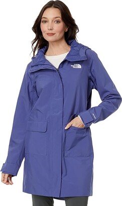 City Breeze Rain Parka II (Cave Blue) Women's Clothing