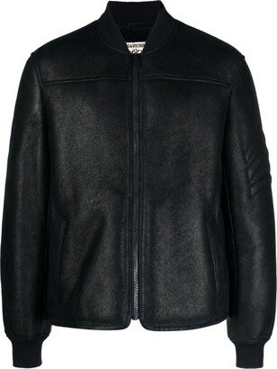 Leo Shearling Used leather jacket