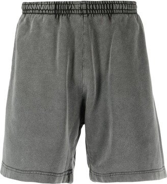 Faded Effect Cotton Shorts