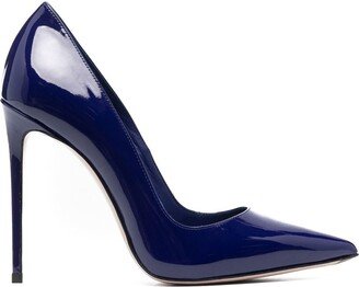 125mm Eva patent leather pumps