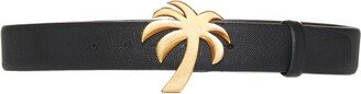 Palm Plaque Buckle Belt