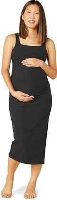 Spacedye Icon Maternity Dress (Darkest Night) Women's Clothing