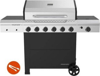 6-Burner Gas Grill with Stainless Steel Tong 720-0983CTG