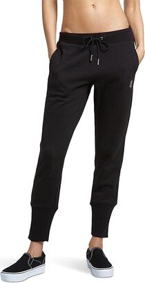 Joggers w/ Side Panels (Liquorice) Women's Clothing