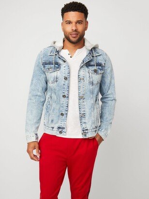 Guess Factory Harold Hooded Denim Jacket