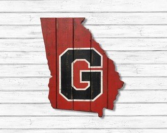 Georgia State Wooden Cutout