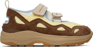 Brown & Yellow AKK-ab Sneakers