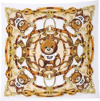 Teddy Printed Square Scarf-AC