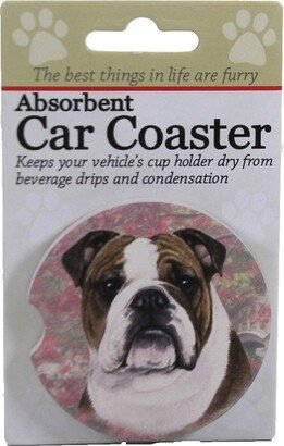 E&S Pet Car Coaster 2.5 Bulldog Car Coaster Absorbant E & S Pet - Coasters