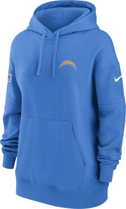 Women's Sideline Club (NFL Los Angeles Chargers) Pullover Hoodie in Blue