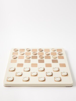 Wooden Draughts Set