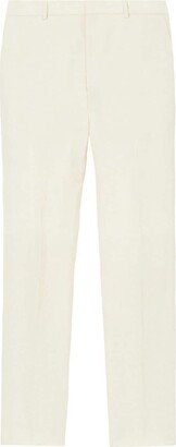 Slim-Cut Tailored Trousers-BS