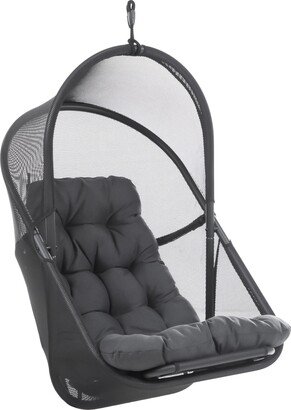 Greemotion Breeze Foldable Swing Chair with Cushion & Mesh Canopy