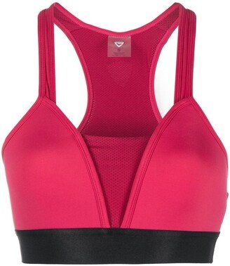 Tech racerback sports bra