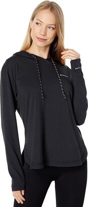 Sun Trek Hooded Pullover (Black) Women's Clothing