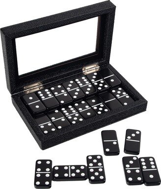 Brouk and Co Onyx Domino Set with Vegan Leather Case