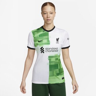 Liverpool FC 2023/24 Stadium Away Women's Dri-FIT Soccer Jersey in White